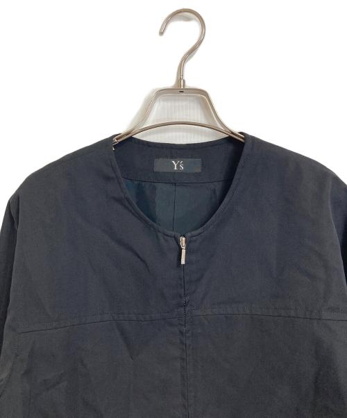 Y's（ワイズ）Y's (ワイズ) ノーカラージャケット 03SS ブラック サイズ:実寸参照の古着・服飾アイテム