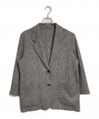 Spick and Spanスピック＆スパン）の古着「カラミジャケット　アウター　ライトアウター　オフィスカジュアル　セレモニー　日本製」｜ブラウン