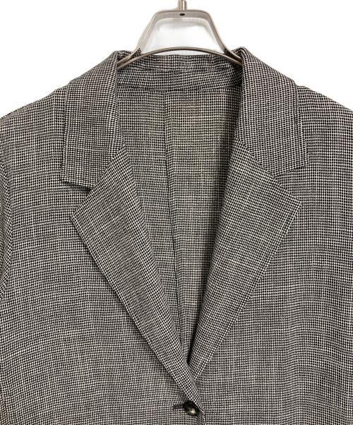 Spick and Span（スピック＆スパン）Spick and Span (スピックアンドスパン) カラミジャケット　アウター　ライトアウター　オフィスカジュアル　セレモニー　日本製 ブラウン サイズ:FREEの古着・服飾アイテム