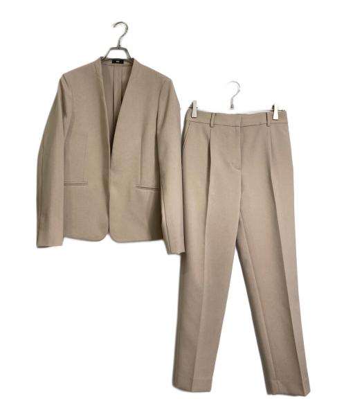 PLST（プラステ）PLST (プラステ) プレミアムオックスセットアップスーツ ベージュ サイズ:Sの古着・服飾アイテム