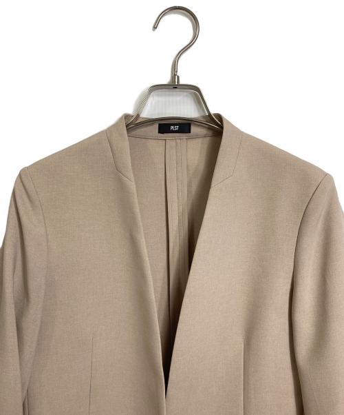 PLST（プラステ）PLST (プラステ) プレミアムオックスセットアップスーツ ベージュ サイズ:Sの古着・服飾アイテム