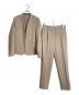 PLST（プラステ）の古着「プレミアムオックスセットアップスーツ」｜ベージュ