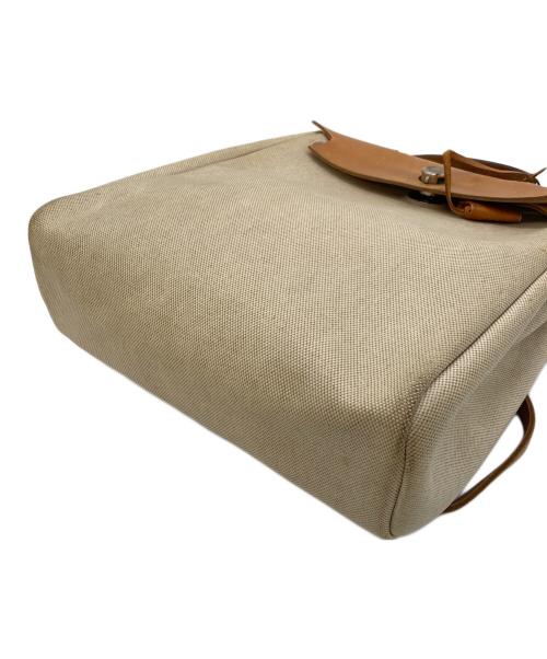 HERMES（エルメス）HERMES (エルメス) リュック　2000年製造　エールバッグアドPM ベージュ×ブラウン サイズ:PMの古着・服飾アイテム