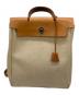 HERMES（エルメス）の古着「リュック　2000年製造　エールバッグアドPM」｜ベージュ×ブラウン