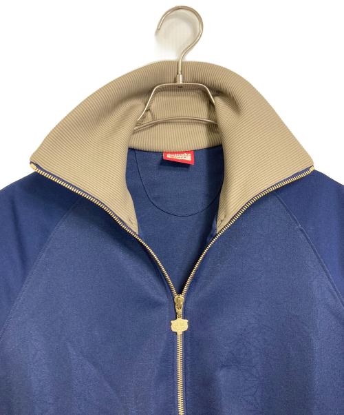 Onitsuka Tiger（オニツカタイガー）Onitsuka Tiger (オニツカタイガー) シャドウ小紋トラックジャケット　ジャージ　アウター　ライトアウター ネイビー サイズ:Mの古着・服飾アイテム