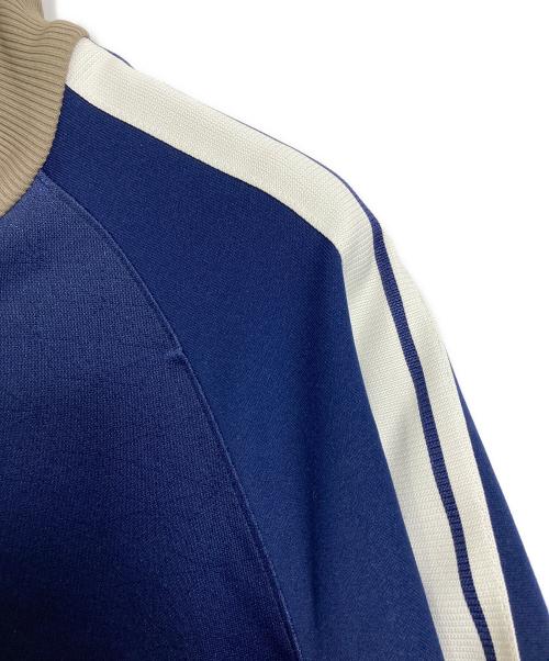 Onitsuka Tiger（オニツカタイガー）Onitsuka Tiger (オニツカタイガー) シャドウ小紋トラックジャケット　ジャージ　アウター　ライトアウター ネイビー サイズ:Mの古着・服飾アイテム