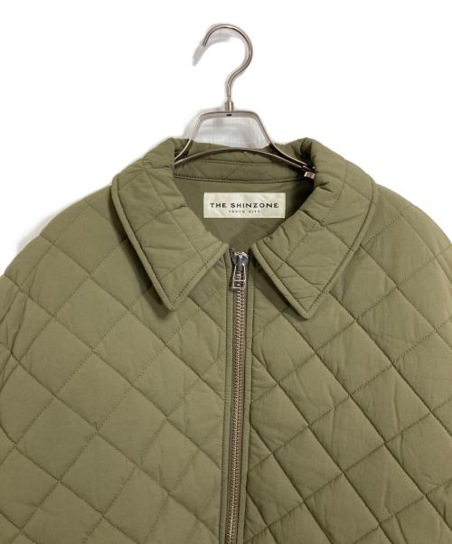 THE SHINZONE（ザ シンゾーン）THE SHINZONE (ザ シンゾーン) キルティングジャケット PUFFY JACKET グリーン サイズ:36の古着・服飾アイテム