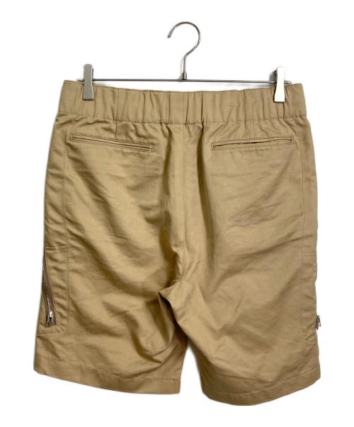 Junhashimoto（ジュンハシモト）junhashimoto (ジュンハシモト) ジップハーフパンツ　コットンパンツ ベージュ サイズ:4の古着・服飾アイテム
