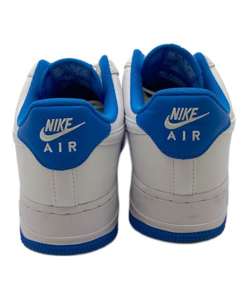 NIKE（ナイキ）NIKE (ナイキ) AIR FORCE 1 '07 ホワイト×ブルー サイズ:UK7の古着・服飾アイテム