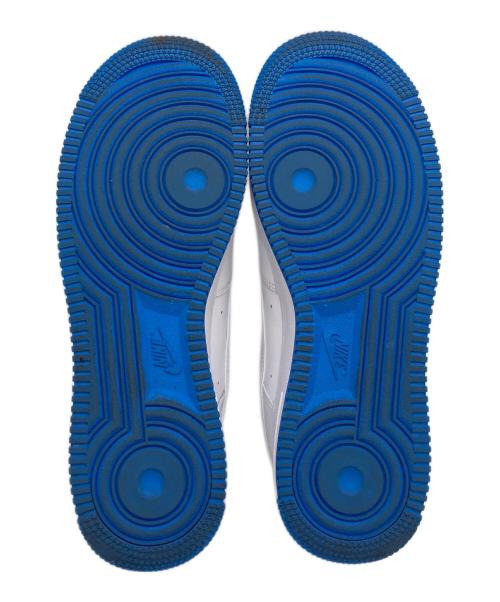 NIKE（ナイキ）NIKE (ナイキ) AIR FORCE 1 '07 ホワイト×ブルー サイズ:UK7の古着・服飾アイテム