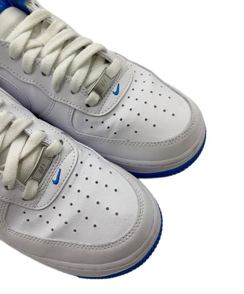 NIKE（ナイキ）NIKE (ナイキ) AIR FORCE 1 '07 ホワイト×ブルー サイズ:UK7の古着・服飾アイテム