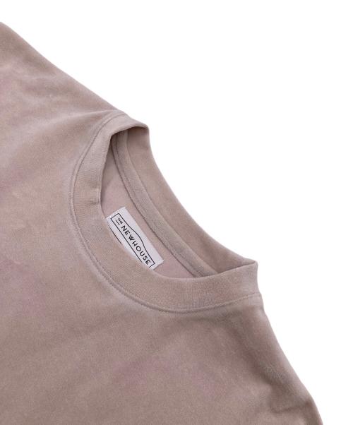 THE NEWHOUSE（ザ ニューハウス）THE NEWHOUSE (ザ ニューハウス) 【HPS別注】ベロア5分袖Tシャツ ベージュ サイズ:FREEの古着・服飾アイテム