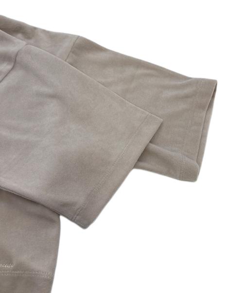 THE NEWHOUSE（ザ ニューハウス）THE NEWHOUSE (ザ ニューハウス) 【HPS別注】ベロア5分袖Tシャツ ベージュ サイズ:FREEの古着・服飾アイテム