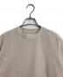 THE NEWHOUSE (ザ ニューハウス) 【HPS別注】ベロア5分袖Tシャツ ベージュ サイズ:FREE：4500円