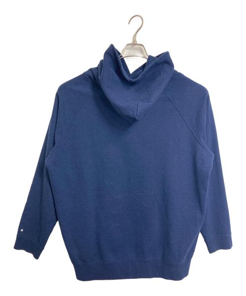 Snow peak（スノーピーク）Snow peak (スノーピーク) Recycled Cotton Pullover Hoodie  リサイクルコットンプルオーバーパーカー フーディ　スポーツ　アウトドア ネイビー サイズ:Lの古着・服飾アイテム