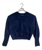 martiniqueマルティニーク）の古着「FOXショートプルオーバー　ショートニット」｜ネイビー