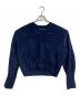 martinique（マルティニーク）の古着「FOXショートプルオーバー　ショートニット」｜ネイビー