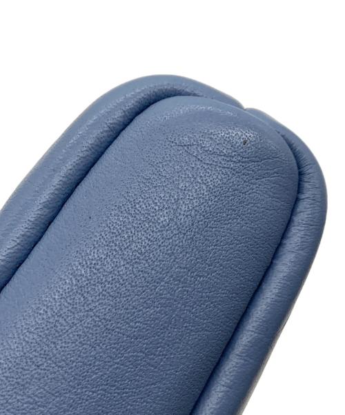 HIROFU（ヒロフ）HIROFU (ヒロフ) スマートフォン用ミニレザーショルダーバッグ　ミニバッグ ブルー サイズ:実寸参照の古着・服飾アイテム