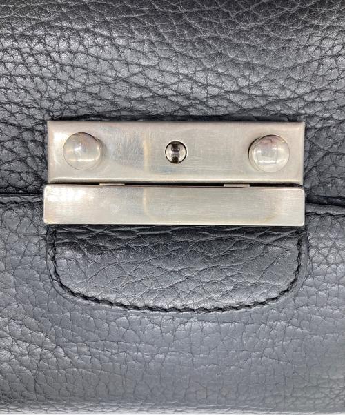 J&M DAVIDSON（ジェイ＆エム デヴィッドソン）J&M DAVIDSON (ジェイ＆エム デヴィッドソン) レザーショルダーバッグ　チェーン ブラック サイズ:実寸参照の古着・服飾アイテム