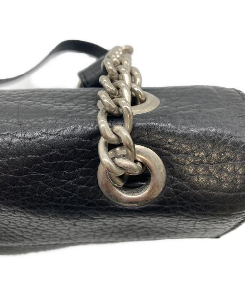 J&M DAVIDSON（ジェイ＆エム デヴィッドソン）J&M DAVIDSON (ジェイ＆エム デヴィッドソン) レザーショルダーバッグ　チェーン ブラック サイズ:実寸参照の古着・服飾アイテム