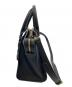 CHARLES & KEITH (チャールズ＆キース) ダブルハンドルトートバッグ ２WAYショルダーバッグ PUレザー ブラック サイズ:実寸参照：5000円