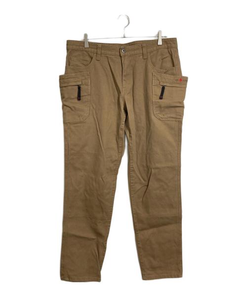 GRIP SWANY（グリップスワニー）GRIP SWANY (グリップスワニー) ファイヤープルーフパンツ カーゴパンツ ダック地 ブラウン サイズ:XLの古着・服飾アイテム