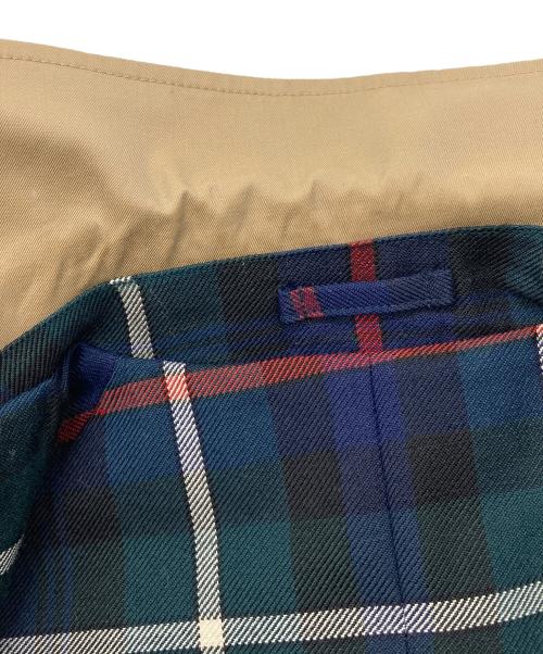 Kinloch Anderson（キンロックアンダーソン）Kinloch Anderson (キンロックアンダーソン) リバーシブルシングルコート　ロングコート ベージュ×グリーン×ネイビー サイズ:FREEの古着・服飾アイテム