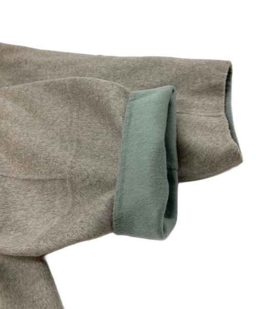 SIMPLICITE（シンプリシテ）SIMPLICITE (シンプリシテ) S120ブレンドリバーシブルコート　ノーカラーコート ベージュ サイズ:L 未使用品の古着・服飾アイテム