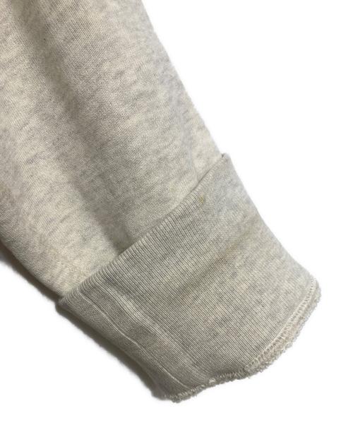 LOOPWHEELER（ループウィラー）LOOPWHEELER (ループウィラー) 前Vスウェット ガゼットスウェット　日本製 アイボリー サイズ:Mの古着・服飾アイテム