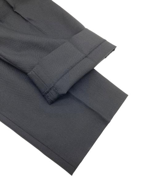 MARKAWARE（マーカウェア）MARKAWARE (マーカウェア) ウールパンツ PEGTOP TROUSERS ペグトップパンツ 日本製 ブラック サイズ:1の古着・服飾アイテム
