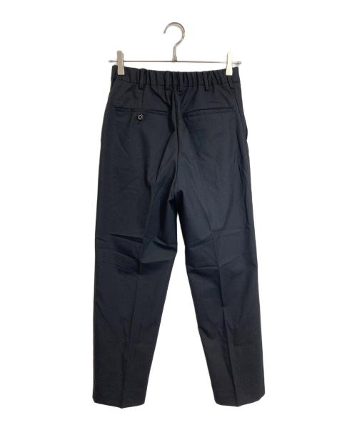 MARKAWARE（マーカウェア）MARKAWARE (マーカウェア) ウールパンツ PEGTOP TROUSERS ペグトップパンツ 日本製 ブラック サイズ:1の古着・服飾アイテム