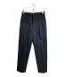 MARKAWARE（マーカウェア）の古着「ウールパンツ PEGTOP TROUSERS ペグトップパンツ 日本製」｜ブラック