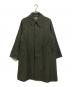 STEVEN ALAN（スティーブンアラン）の古着「ウールコート　ステンカラーコート　ロングコート」｜オリーブ