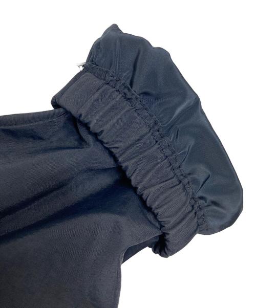 manwithamission（マンウィズアミッション）manwithamission (マンウィズアミッション) スメルスライクイイ肉コーチジャケット　ナイロンジャケット　アウター　 ブラック サイズ:実寸参照の古着・服飾アイテム