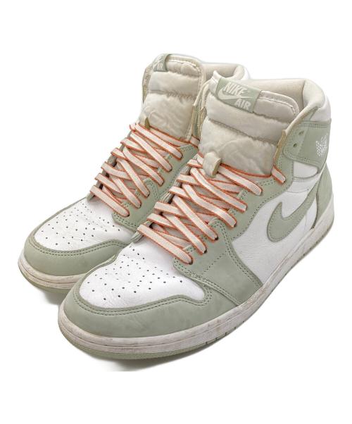 NIKE（ナイキ）NIKE (ナイキ) Women's Air Jordan 1 High OG Seafoam 黄緑 シーフォーム サイズ:UK9.5の古着・服飾アイテム