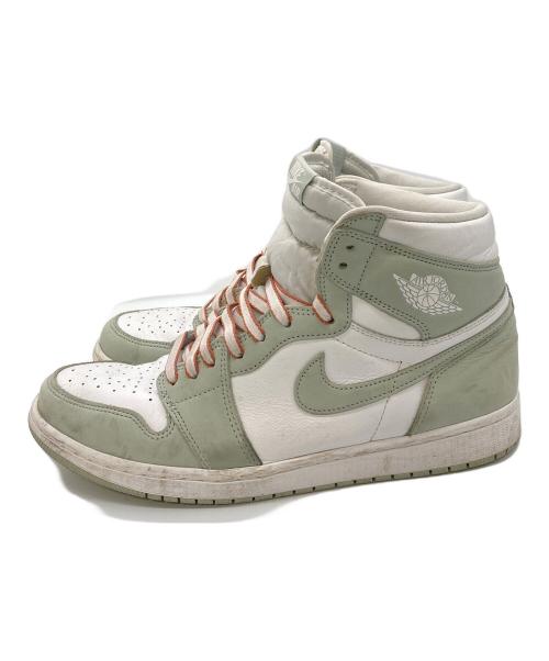 NIKE（ナイキ）NIKE (ナイキ) Women's Air Jordan 1 High OG Seafoam 黄緑 シーフォーム サイズ:UK9.5の古着・服飾アイテム