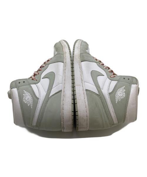 NIKE（ナイキ）NIKE (ナイキ) Women's Air Jordan 1 High OG Seafoam 黄緑 シーフォーム サイズ:UK9.5の古着・服飾アイテム