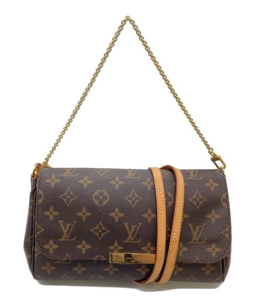 LOUIS VUITTON（ルイ ヴィトン）LOUIS VUITTON (ルイ ヴィトン) モノグラム　フェイボリット　ショルダーバッグ　ハンドバッグ　2WAYバッグ ブラウン サイズ:PMの古着・服飾アイテム