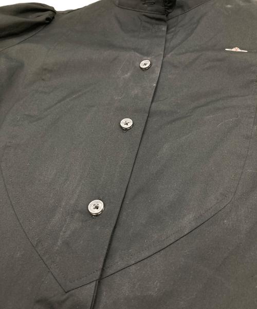 Vivienne Westwood RED LABEL（ヴィヴィアンウエストウッドレッドレーベル）Vivienne Westwood RED LABEL (ヴィヴィアンウエストウッドレッドレーベル) フリルシャツ　コットンシャツ ブラック サイズ:2の古着・服飾アイテム