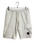 C.P COMPANY（シーピーカンパニー）の古着「カーゴハーフパンツ　ショートパンツ　コットンパンツ　イタリア製」｜ホワイト