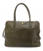 neutral grayニュートラル グレイ）の古着「レザーハンドバッグ　トートバッグ」｜グレー