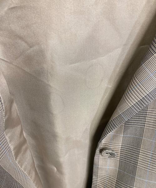 Diagram GRACE CONTINENTAL（ダイアグラム グレースコンチネンタル）Diagram GRACE CONTINENTAL (ダイアグラム グレースコンチネンタル) ノースリーブチェックワンピース ベージュ サイズ:38の古着・服飾アイテム