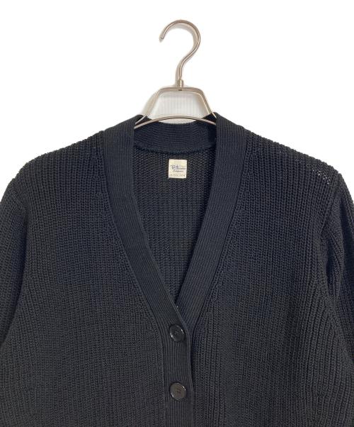 Ron Herman（ロンハーマン）Ron Herman (ロンハーマン) Mercerized Cotton Cardigan コットンカーディガン ブラック サイズ:XSの古着・服飾アイテム