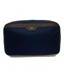 PELLE MORBIDA（ペッレモルビダ）の古着「ウェストバッグ  キャピターノ　ボディバッグ」｜ネイビー