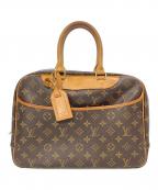 LOUIS VUITTONルイ ヴィトン）の古着「ドーヴィル/ボーリング・ヴァニティ　ボーリングバッグ　ボストンバッグ」｜ブラウン