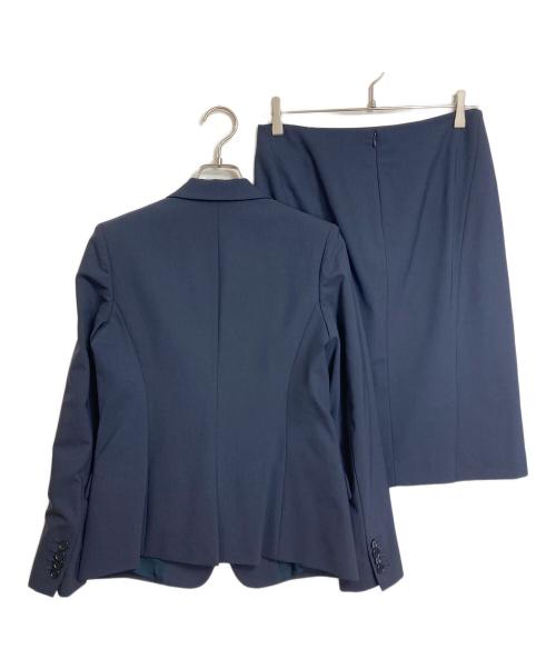 theory（セオリー）theory (セオリー) Tailor Gabeセットアップスーツ スカートスーツ シングルジャケット　セレモニー ネイビー サイズ:2/2の古着・服飾アイテム