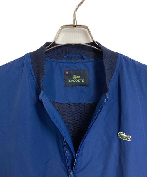 LACOSTE（ラコステ）LACOSTE (ラコステ) フルジップブルゾン　アウター　ライトアウター ブルー サイズ:48の古着・服飾アイテム