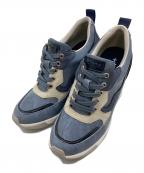 DIANAダイアナ）の古着「【9cm】美脚ヒールアップスニーカー」｜ネイビー