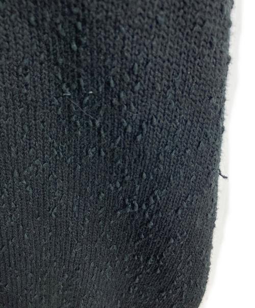 bodysong.（ボディソング）bodysong. (ボディソング) オーバーサイズベスト　ニットベスト　デザインベスト　アシンメトリー　日本製 ブラック サイズ:実寸参照の古着・服飾アイテム