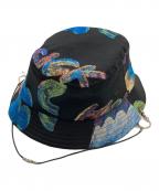 bodysong.ボディソング）の古着「バケットハット　ジャガードハット　総柄　日本製」｜マルチカラー